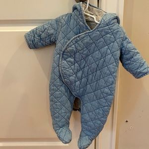 Gap jean baby bunting